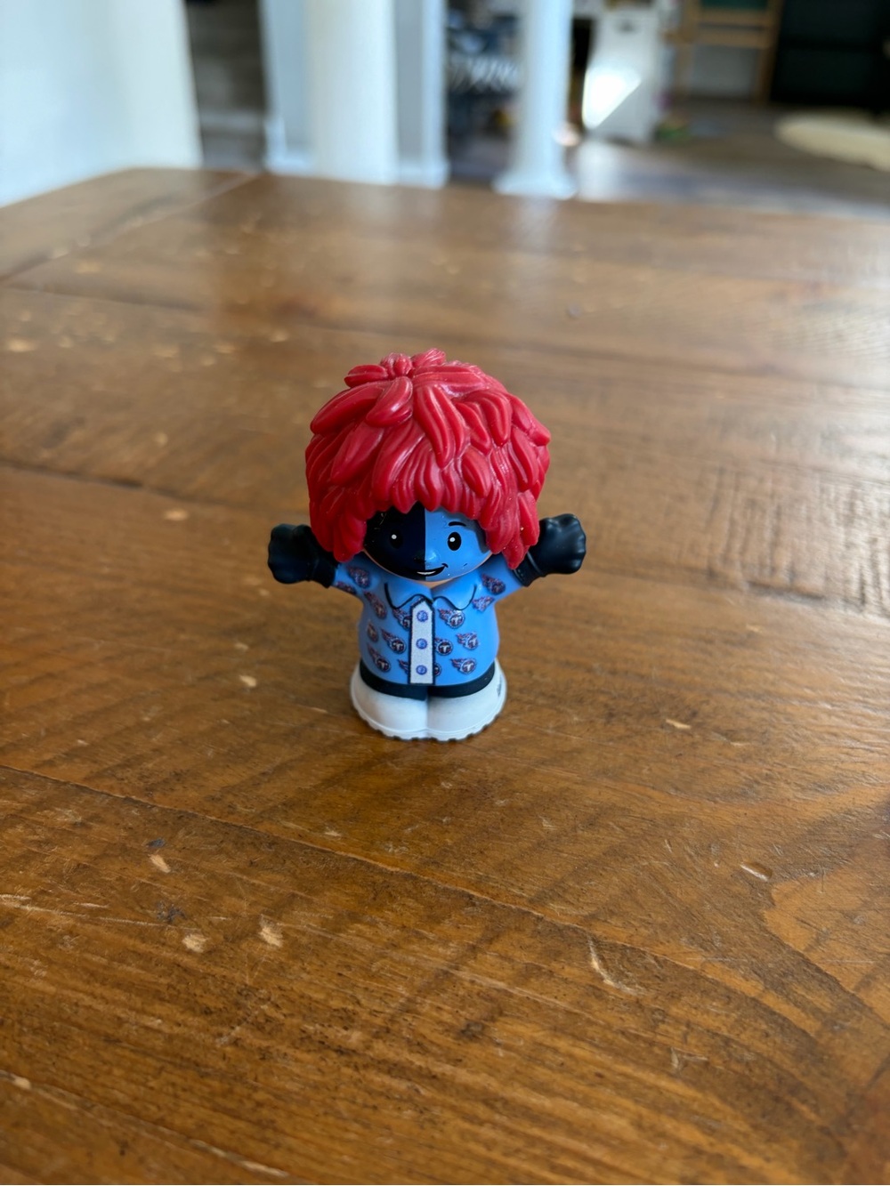 Fisher Price Little People Tennessee Titans football fan as is
